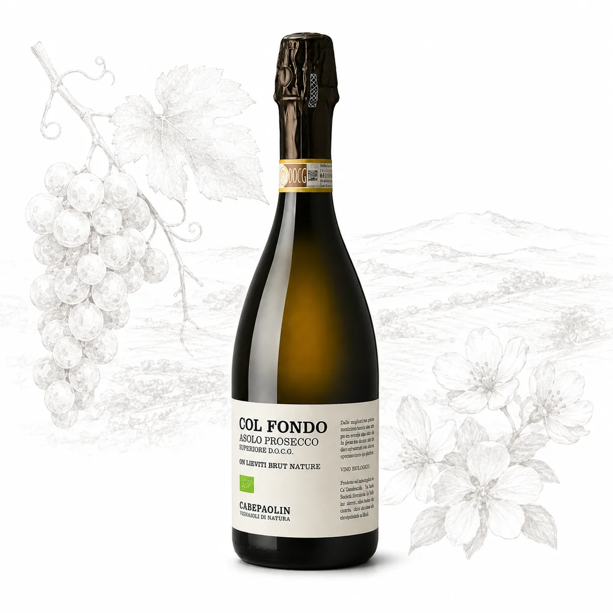 COL FONDO｜ Asolo Prosecco DOCG · Sui Lieviti Brut Nature